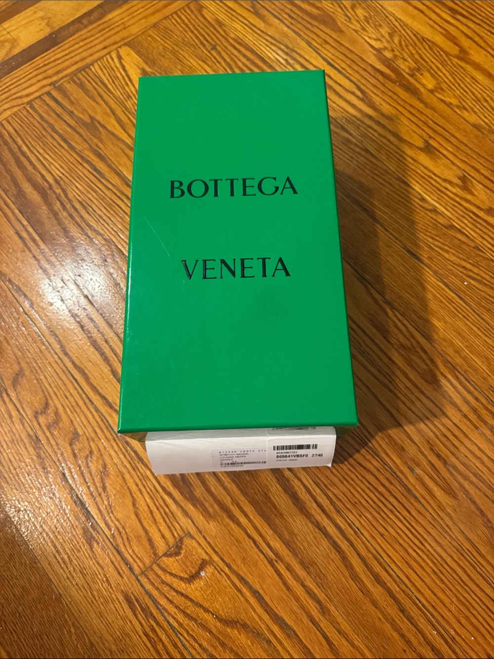 Bottega Veneta Bright Green Logo Box
